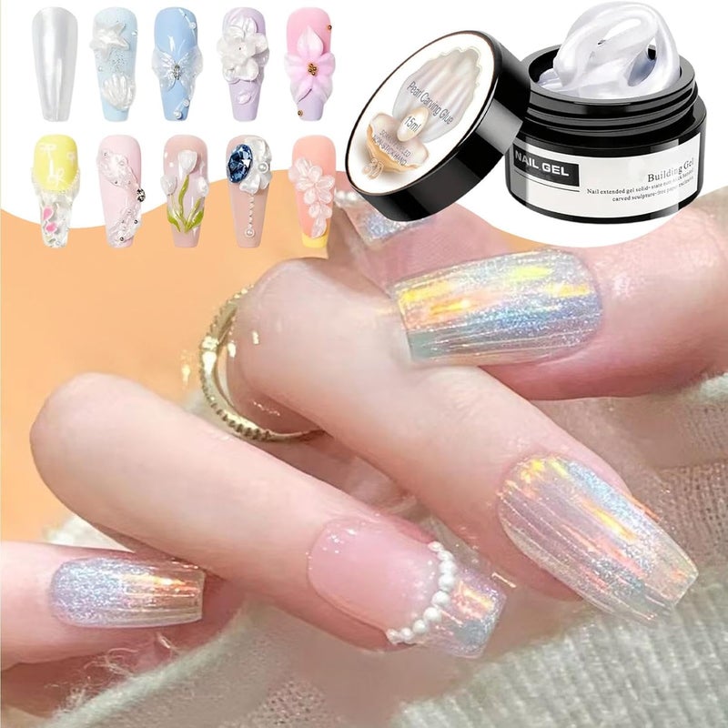 Ergonomic build 3D Gel for Nails | Non-Stick Fingernail Art | Nail Molding Gel - for Beginners Professionals Beauty Lovers Students Women Girls Ladies Wives Mothers Brides Home Salon Light precision processed material Wide range usage design Popular trusted craftsmanship Space saving Daily repeated use trusted quality Elegant upgraded practical design Easy assemble alternatives High strength upgraded material All storage type compatible Cross product combo compatible Chemical free Ventilated design Matte anti slip finish Globally selected raw material Flexible purchase choices Air & land transit compatible High precision lightweight material Strong durable raw material General standard crafted Classic trendy design picks Bug proof seal Personal & public compatible Minimal design Easy clean surface - Image 3