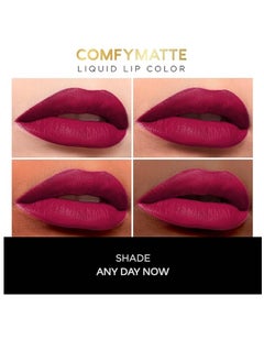 Faces Canada FACES CANADA Comfy Matte Liquid Lipstick - Any Day Now 04 (Red), 3 ml | Comfortable 10HR Longstay | Intense Matte Color | Almond Oil & Vitamin E Infused | Super Smooth | No Dryness | No Alcohol  - Image 2