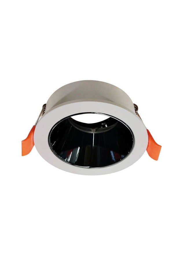 ٍSiera Light Spotlight fixed frame white with glossy black reflection 8.5 cm W085