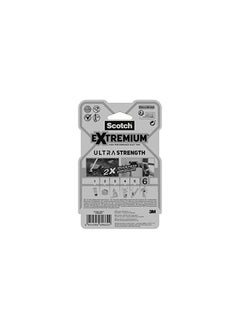 Scotch  Scotch Mount Extremium Tape 24mm x 10m, 1 roll/pack | Black color | Higher adhesion | 2 times thicker | Maximum strength | Multi-Surface | Easy to use | No Tools | Double Sided Adhesive Tape  - Image 5