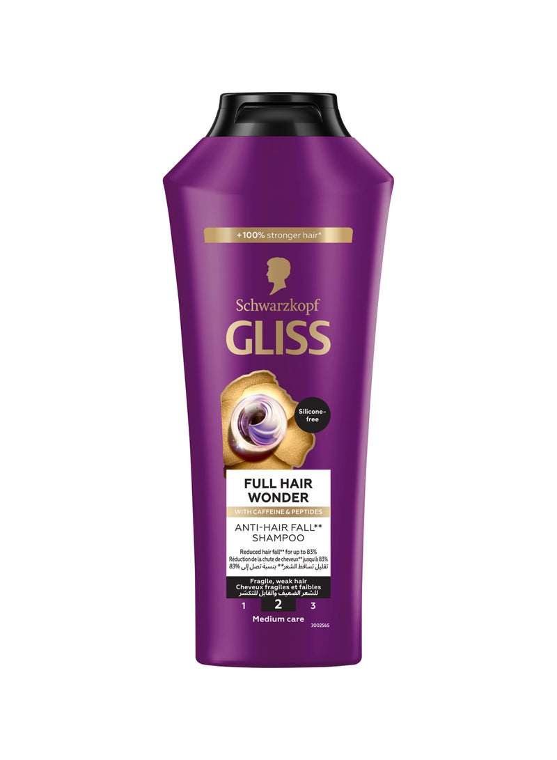 Gliss Full Hair Wonder -Antihair Fall Shampoo 400ml - Image 1