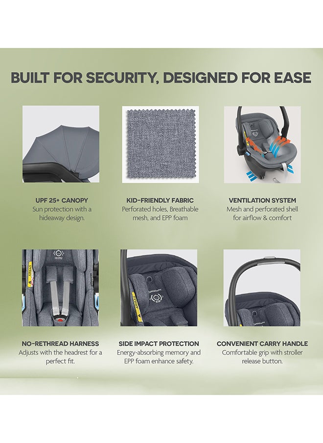 UPPAbaby - Mesa I-Size Infant Car Seat - Gregory - Blue Melange - Image 1