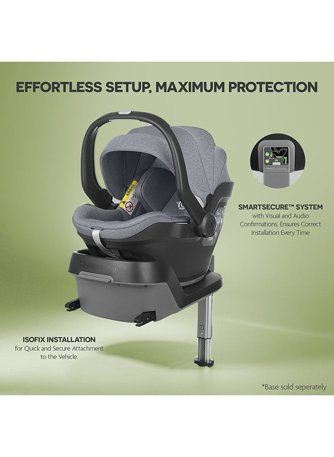 UPPAbaby - Mesa I-Size Infant Car Seat - Gregory - Blue Melange - Image 1