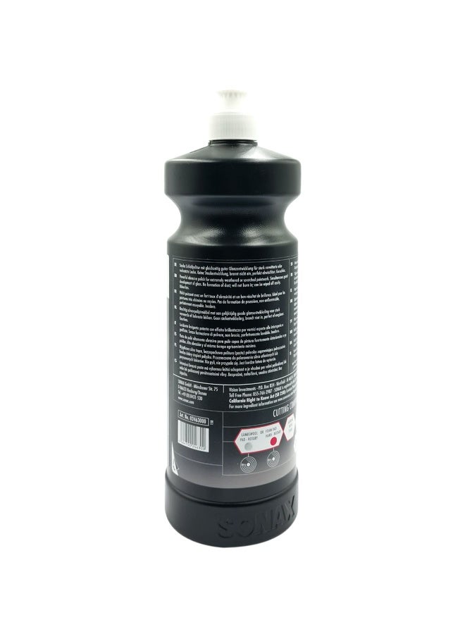 سوناكس SONAX Profiline EXCUT 05-05 معجون تلميع وقص (1000 مل / 33.8 أونصة سائلة) - ملمع لإزالة خدوش السيارات، معجون قص متوسط، ملمع لتصحيح الطلاء وإزالة العلامات الدائرية والخدوش، يمنح لمسة نهائية عالية اللمعان. - Image 4