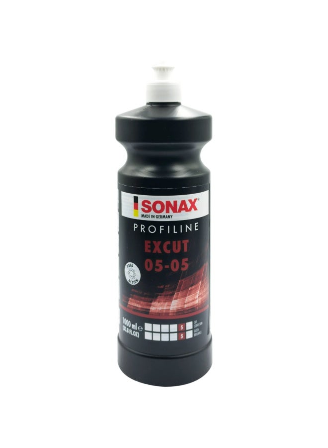سوناكس SONAX Profiline EXCUT 05-05 معجون تلميع وقص (1000 مل / 33.8 أونصة سائلة) - ملمع لإزالة خدوش السيارات، معجون قص متوسط، ملمع لتصحيح الطلاء وإزالة العلامات الدائرية والخدوش، يمنح لمسة نهائية عالية اللمعان. - Image 3