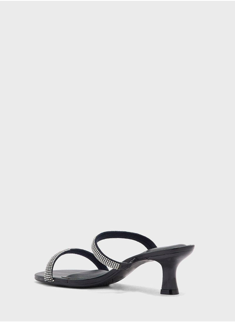 Beira Rio Ankle Strap Mid Heel Sandals  - Image 3