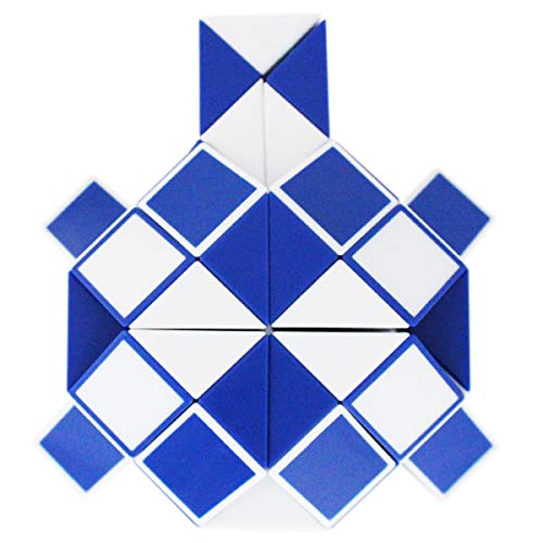 Mipartebo Magic Snake Cube Twist Puzzle 72 Wedges Large Size Twist Fidget Snake Toys Gift Party Favors for Kids Adults Teens Blue - Image 4