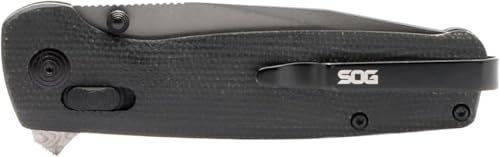 SOG Terminus XR - Damascus Folding Knife with Carbon Fiber - Image 4