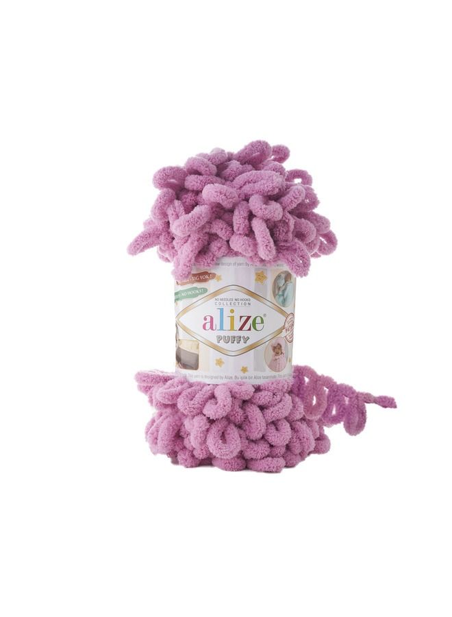 ALIZE Puffy Yarn Color 98 Rose