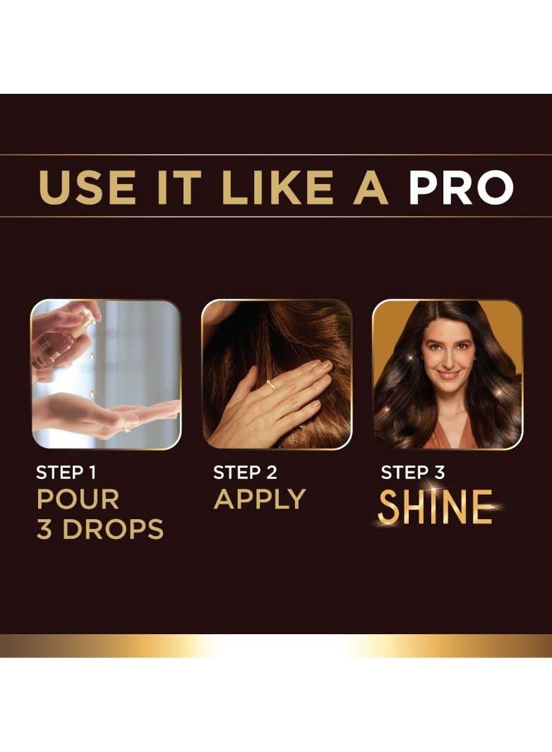 ستريكس سيروم ستريكس المنشط بالجوز للشعر 100 مل لمعان ونعومة فورية وسيروم فيتاريش اللامع للشعر 45 مل - Image 5