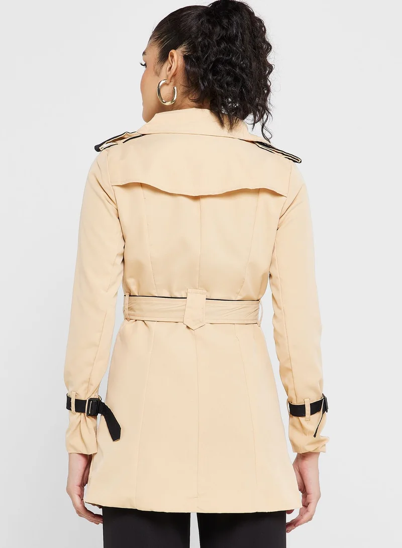ELLA Colorblock Trench Coat