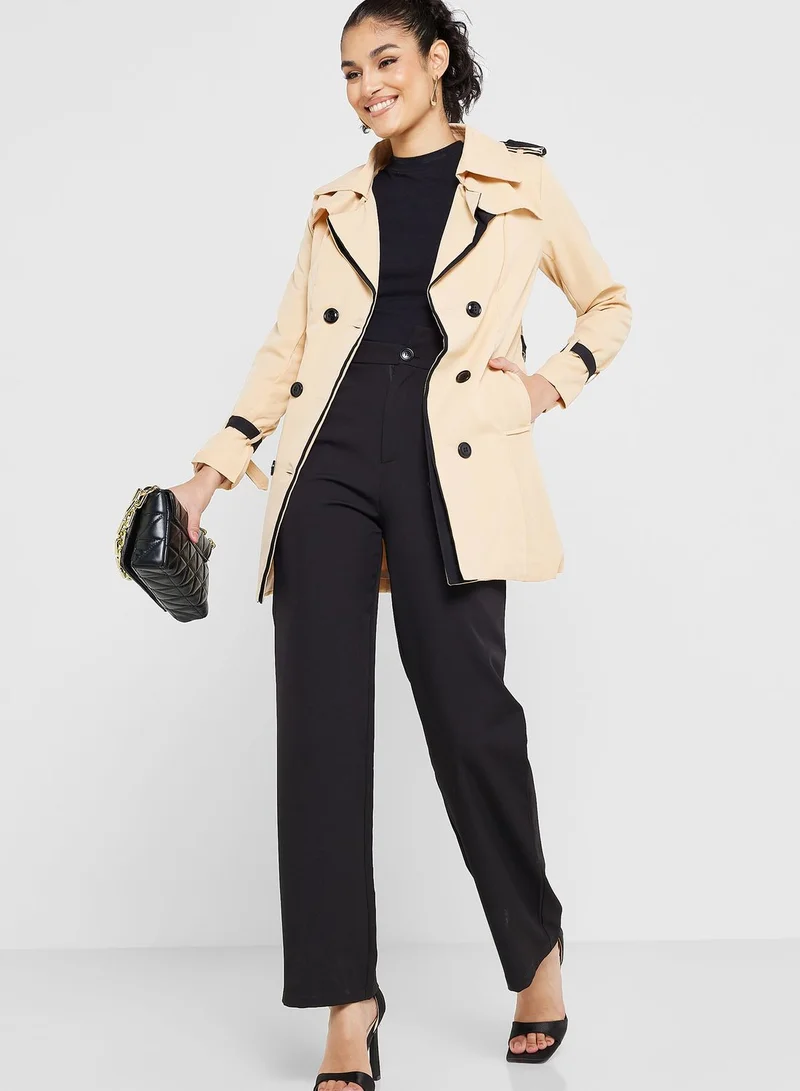 ELLA Colorblock Trench Coat