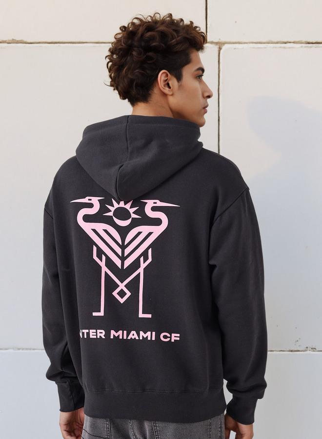 SP Characters Men Oversized Inter Miami CF Print Hoodie - Image 1