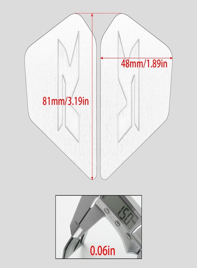WOOGA Motorcycle Body Frame Filling Suitable for Ho&n&da CBR 650R CB650R 2019-2025 Frame Side Panel Cover Trim Covers Stainless Steel Sticker Badge Decoration CBR 650 R Type R Emblem (Red) - Image 2