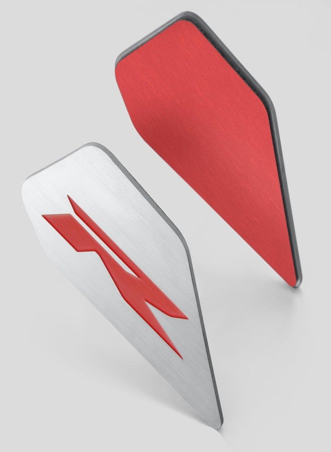WOOGA Motorcycle Body Frame Filling Suitable for Ho&n&da CBR 650R CB650R 2019-2025 Frame Side Panel Cover Trim Covers Stainless Steel Sticker Badge Decoration CBR 650 R Type R Emblem (Red) - Image 4