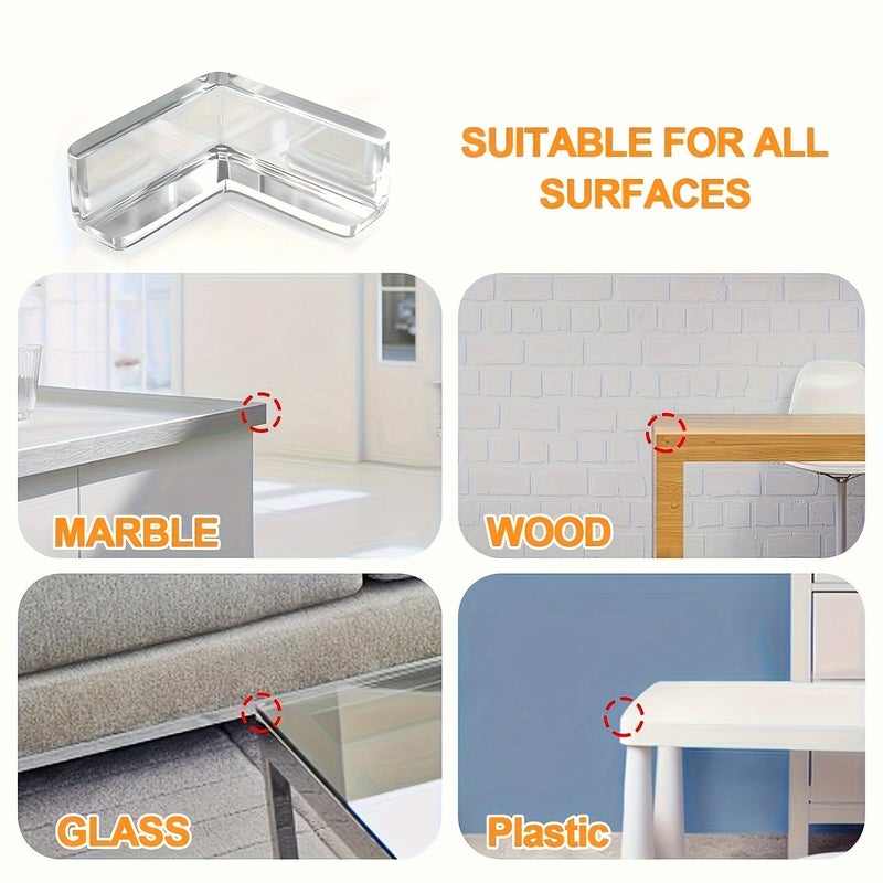 20 Transparent Anti Collision Corner Protectors For Power Socket And Table Edge - Image 2