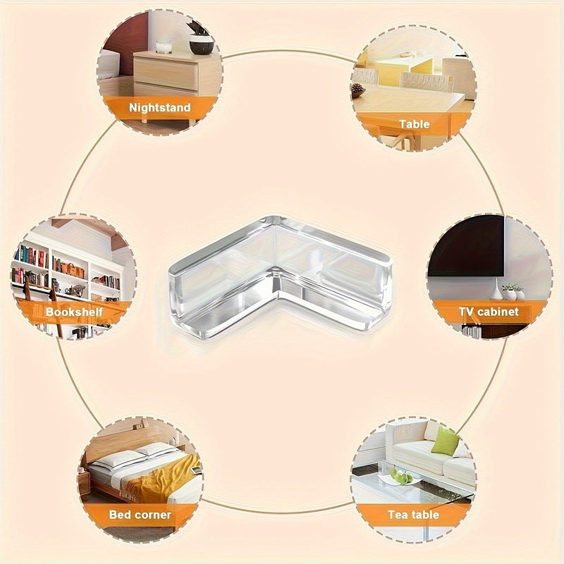 20 Transparent Anti Collision Corner Protectors For Power Socket And Table Edge - Image 4
