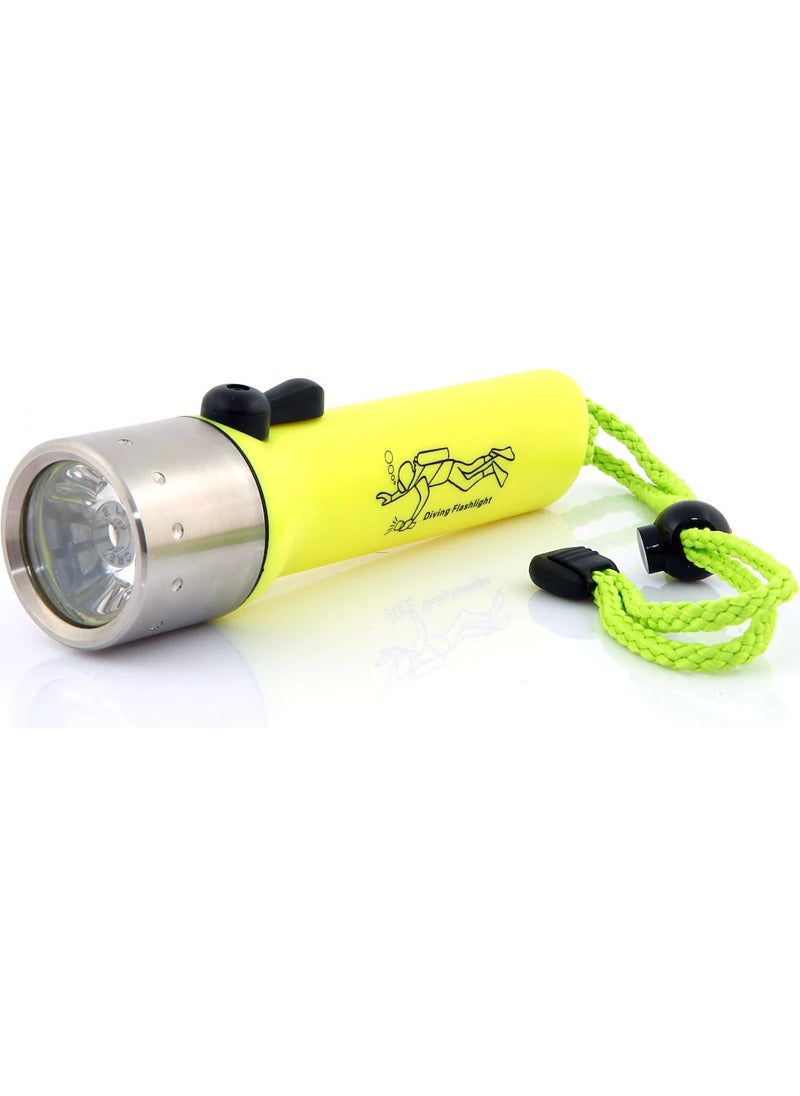 Tarez FX-125 Underwater Flashlight, Diving Flashlight Ipx8 Waterproof 120 Lumen  - Image 1