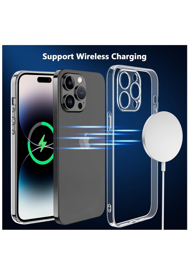 ELTRAZONE Premium Clear Case Compatible with iPhone 14 Pro Back Cover With Full Camera Lens Coverage, Anti-Yellowing & Slim Case - Image 5