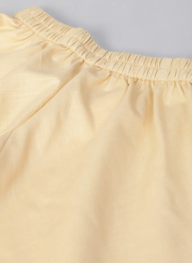 أيه كيه إس Yellow Ethnic Sherwani Set for Boys