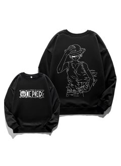 KUYING New One Piece Retro Washed Round Neck Hoodie  - Image 1
