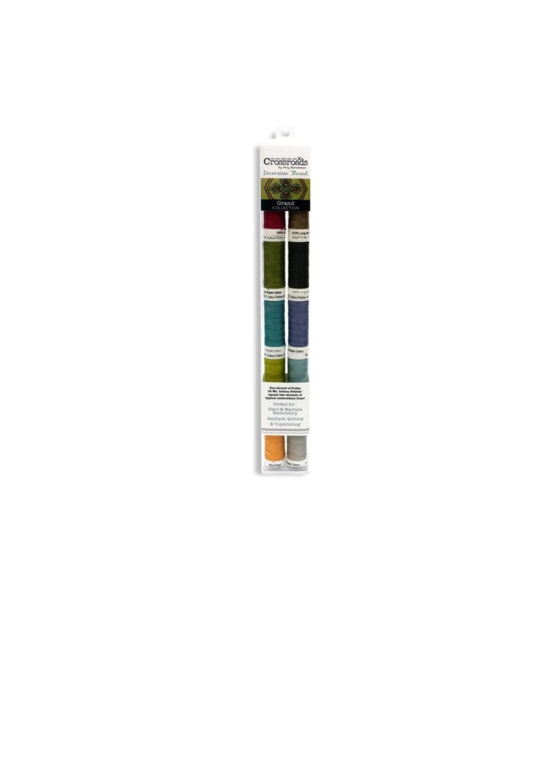 Crossroads Crossroads Sulky Cotton Petites 12 Weight 10/Pkg Grand Collection  - Image 1