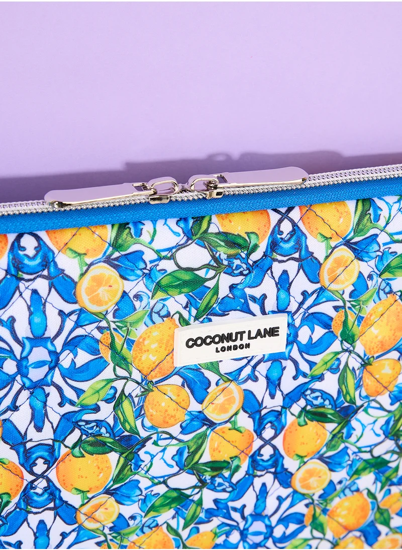 COCONUT LANE Amalfi Lemon Laptop Sleeve