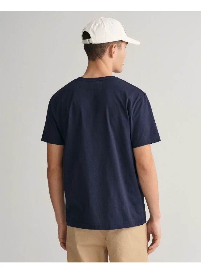 GANT  Gant Regular Shield Ss T-Shirt for Men | Best Price UAE