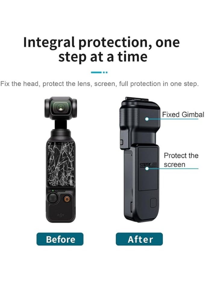 General DJI Osmo Pocket 3 Computer Gimbal Case Flip Cover Case Drop Protection Dust, scratch, and shock resistant action camera case accessories  - Image 4