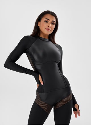 Rashguard Long Move Up Black Skin