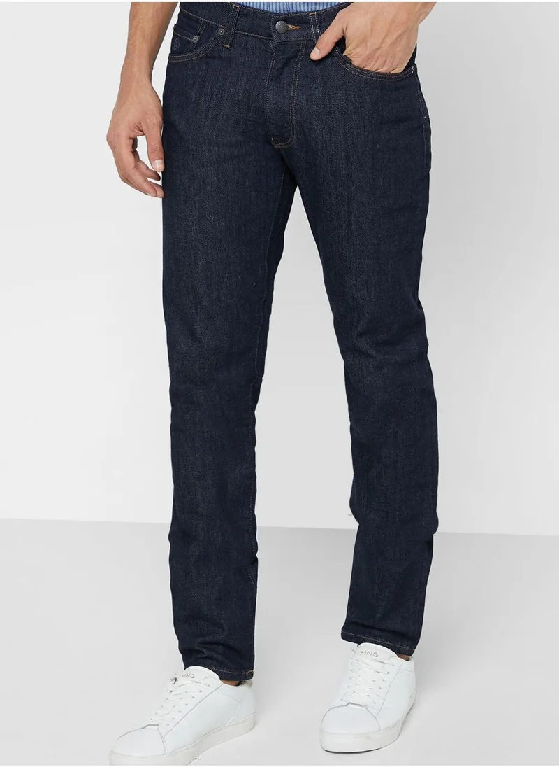 GANT Mid Rise Slim Fit Jeans