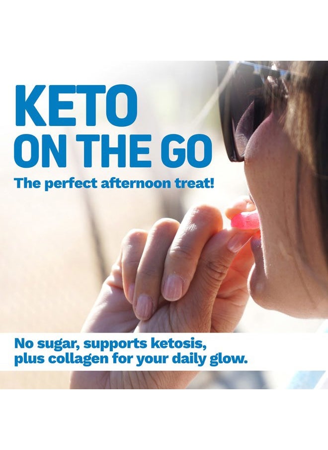 Herbtonics Keto Gummies with MCT + Collagen | Sugar Free MCT Oil Capsules | Anti Aging, Hair Growth, Skin Care & Strong Nails Protein Collagen Gummies | On-The-Go Keto Gummy  - Image 5