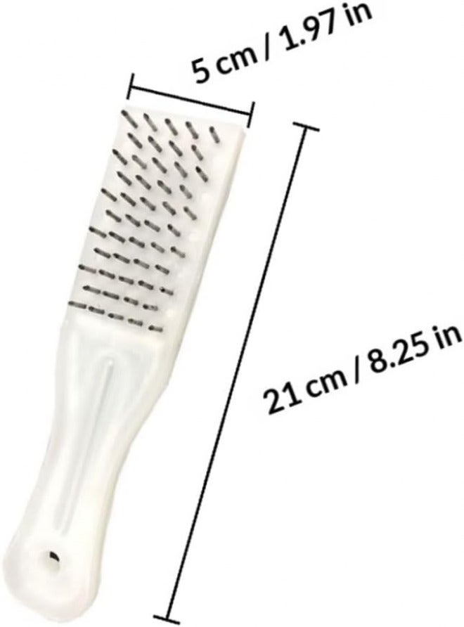 Market need oriented construction Operitacx 2pcs Fish Scale Scrapers and Steel Nail Brush Set with White Plastic Handles Medium Size for Seafood Cleaning and Kitchen Use Practical experience crafted All storage space compatible Light precision processed material Stable local goods source Worldwide popular practical build N/S/C nationwide deliver Locally packed stock Multi item matching Major city pickup option Water rust proof Mountain region eligible ship Multiple local stock source Ready goods scheduled ship Multi usage Durability boost selected material KSA standard compatible design Durable versatile substance Multi-source stock guarantee Post-order arranged dispatch Salt mist resistant All environment compatible Nationwide warehouse layout Economical upgraded quality All temp range compatible build - Image 2