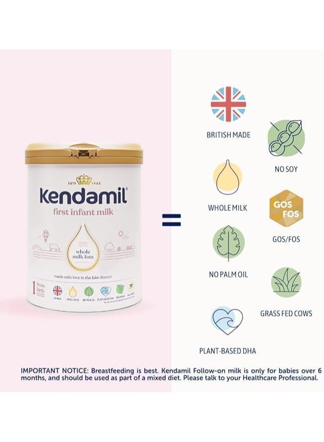 Kendamil Classic First Infant Milk Stage 1 (0–6 Months), 800 g - Image 2