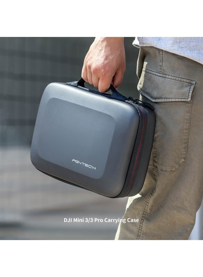 PGYTECH Carrying Case for DJI Mini 3 / Mini 3 Pro, Waterproof PU Leather Carrying Case With Shoulder Strap - Image 4