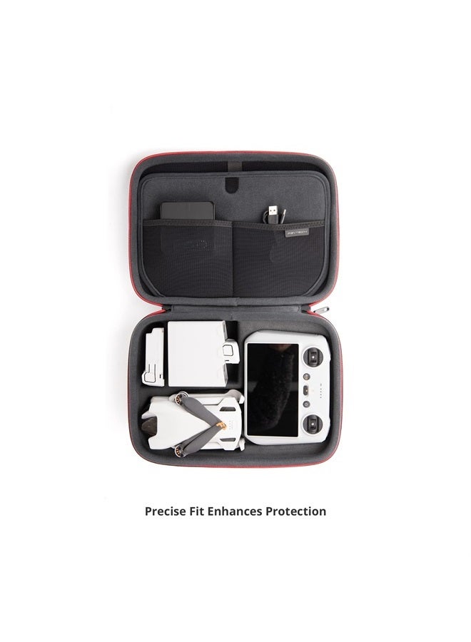 PGYTECH Carrying Case for DJI Mini 3 / Mini 3 Pro, Waterproof PU Leather Carrying Case With Shoulder Strap - Image 2