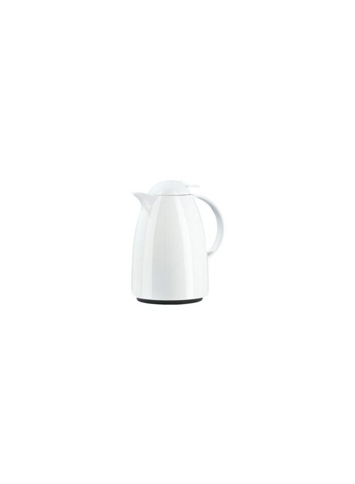 Emsa Auberge Quick Tip vacuum flask - White 1L - Image 1