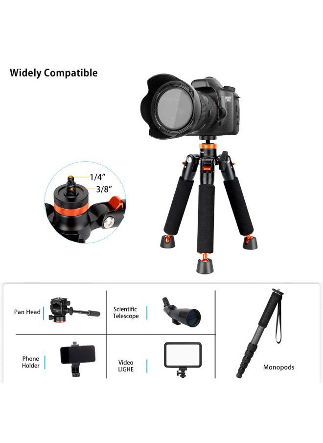 koolehaoda - Koolehaoda Camera Aluminum Monopod with Metal Tripod Base.6 Sections 46-177cm/18-69inch Adjustable, Leg Diameter Φ28mm,up to 6kg /13lbs - Image 1