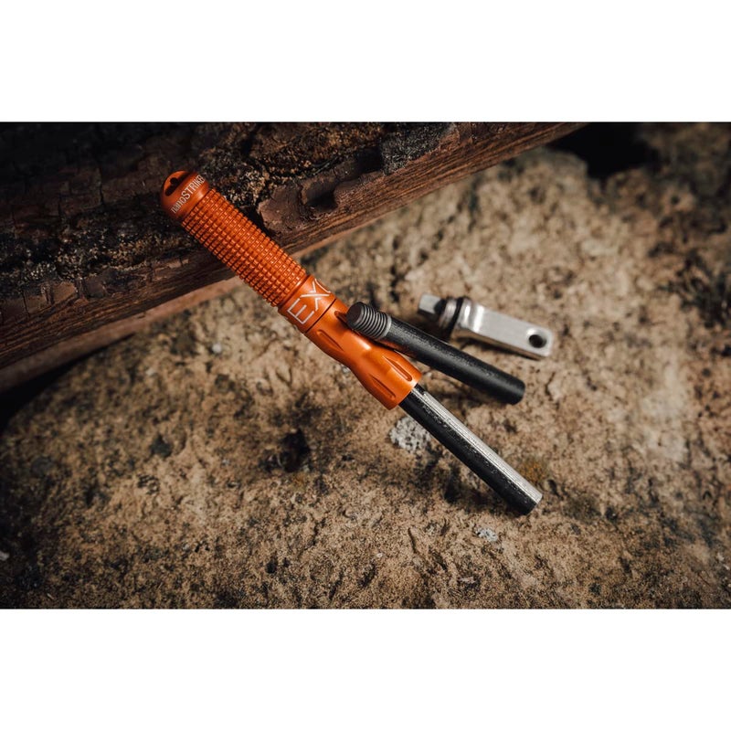 Exotac nanoSTRIKER XL Self Contained Ferrocerium Fire-Starter with Stainless Steel and Tungsten Carbide Striker, Waterproof 1/4 in. Ferro Rod Produces Up To 3,000 Fire-Starting Strikes - Image 5