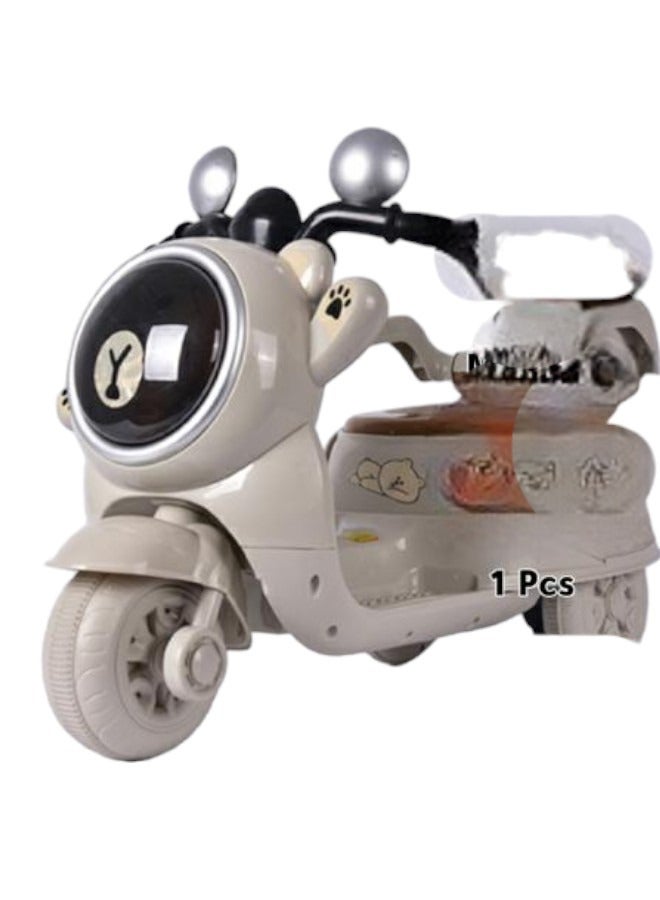 Toy Box Premium Quality Children Electric Scooter Ride On Battery Powered 3 Wheel Motorbike For Kids 