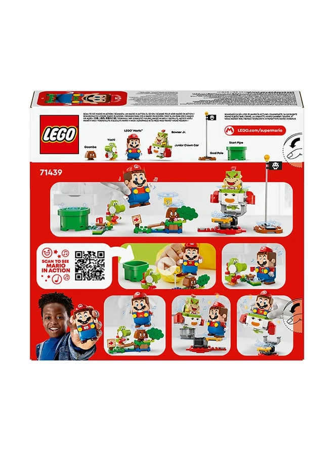 ليغو Super Mario Adventures with Interactive LEGO Mario, Bowser Jr.’s Clown Car Vehicle Set, with Yoshi Toy, Nintendo Gift for 6 Plus Year Old Boys, Girls and Gamers 71439 LEGO