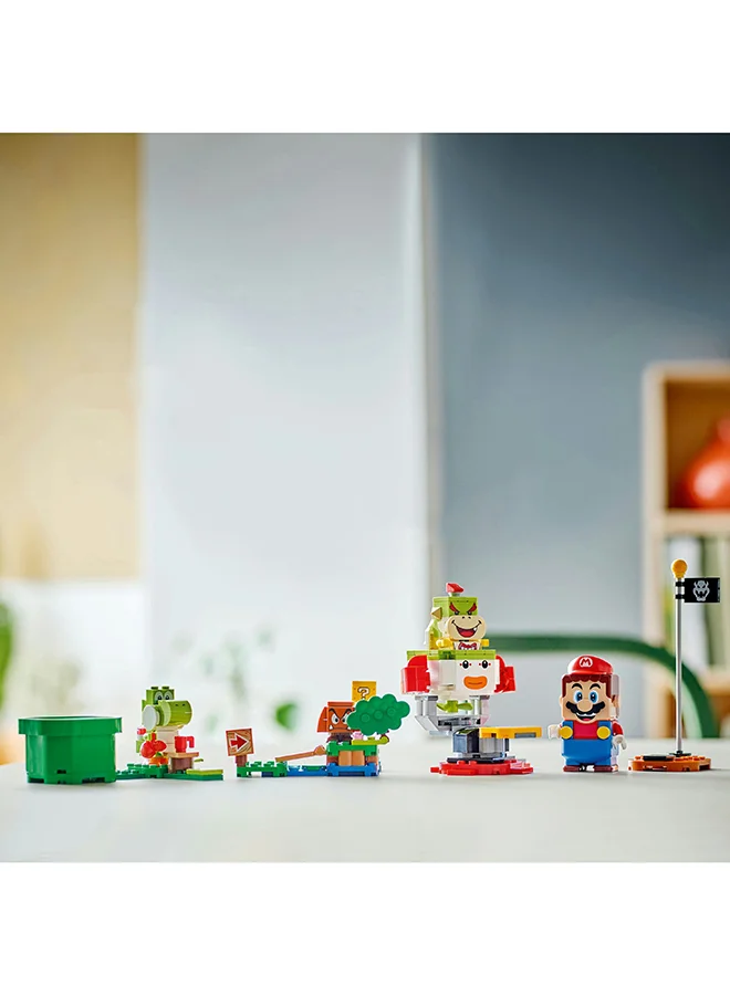 ليغو Super Mario Adventures with Interactive LEGO Mario, Bowser Jr.’s Clown Car Vehicle Set, with Yoshi Toy, Nintendo Gift for 6 Plus Year Old Boys, Girls and Gamers 71439 LEGO