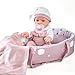 Enjoyin 12 Baby Doll Gift Set with Portable Bassinet Bed Pink Clothes Pacifier Blanket Pillow Fun Pretend Play Toys for Toddler Girls Ages 3 - Image 2
