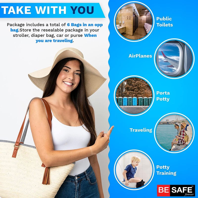 BESAFE Forever BE SAFE Forever Disposable Toilet Seat Cover, 10 Sheets | Prevent Direct Contact Unhygienic Seats | Easy to Use and Dispose, Flushable Paper DTDCPK Pack of 1 - Image 5