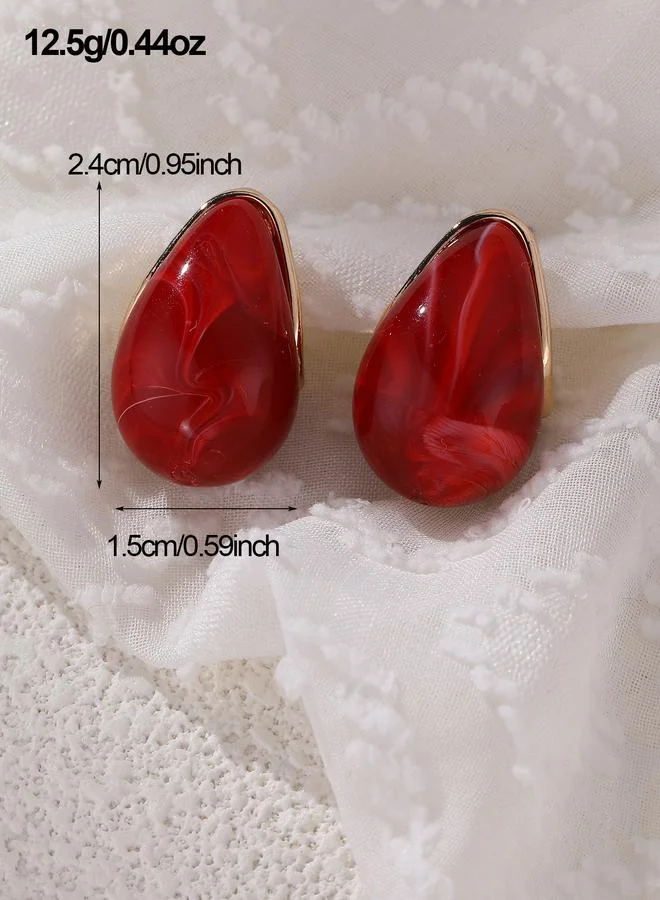 Take Two  Droplet-Shaped Stud Earrings for Women | Best Price UAE