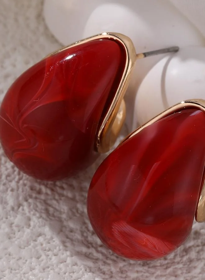Take Two  Droplet-Shaped Stud Earrings for Women | Best Price UAE