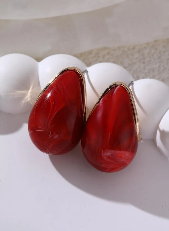 Take Two  Droplet-Shaped Stud Earrings for Women | Best Price UAE