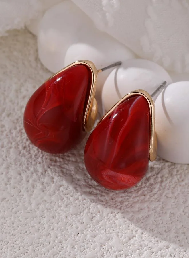 Take Two Droplet-Shaped Stud Earrings