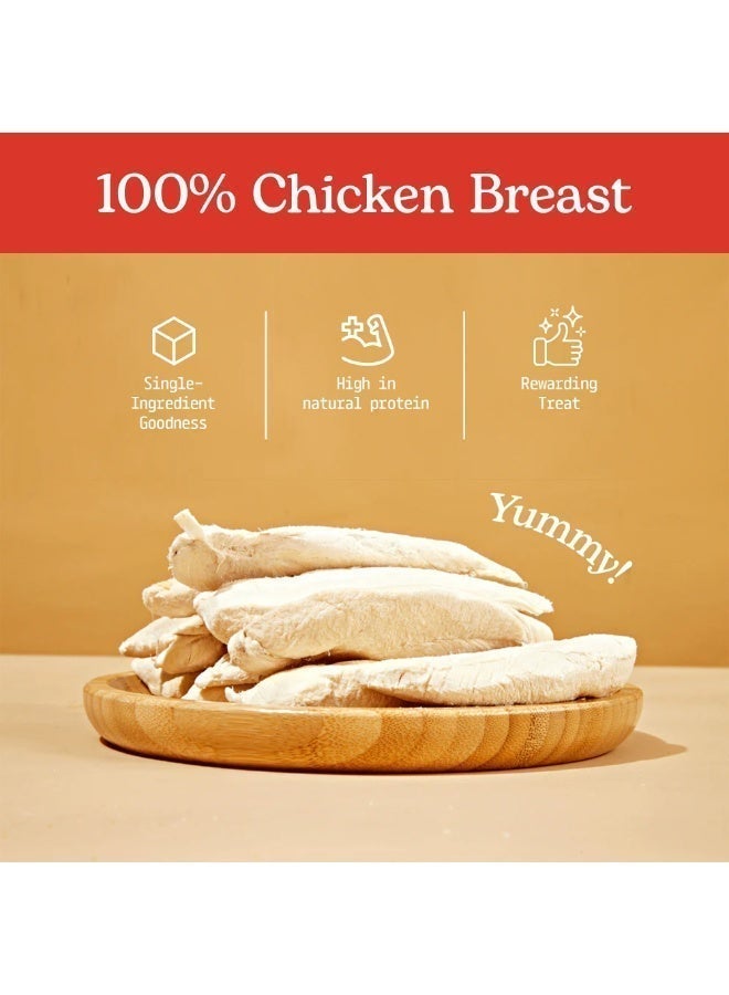 Carnibites Freeze-Dried Chicken Breast – 100% Natural Single-Ingredient Snacks for Cats & Dogs – High-Protein, Grain-Free, All-Natural Pet Snacks (100g) - Image 5