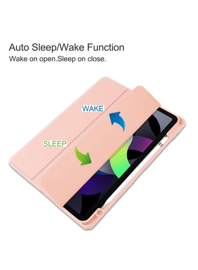 Moca SwooK Case for iPad Air 11-inch M2 (2024), iPad Air 5th Generation (2022) / iPad Air 4th Gen (2020) 10.9 Inch -Shockproof Cover with Clear Back Shell & Pencil Holder - Image 3